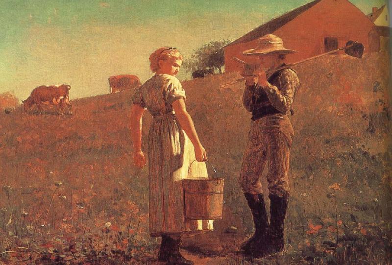 Winslow Homer Encounters oil painting image